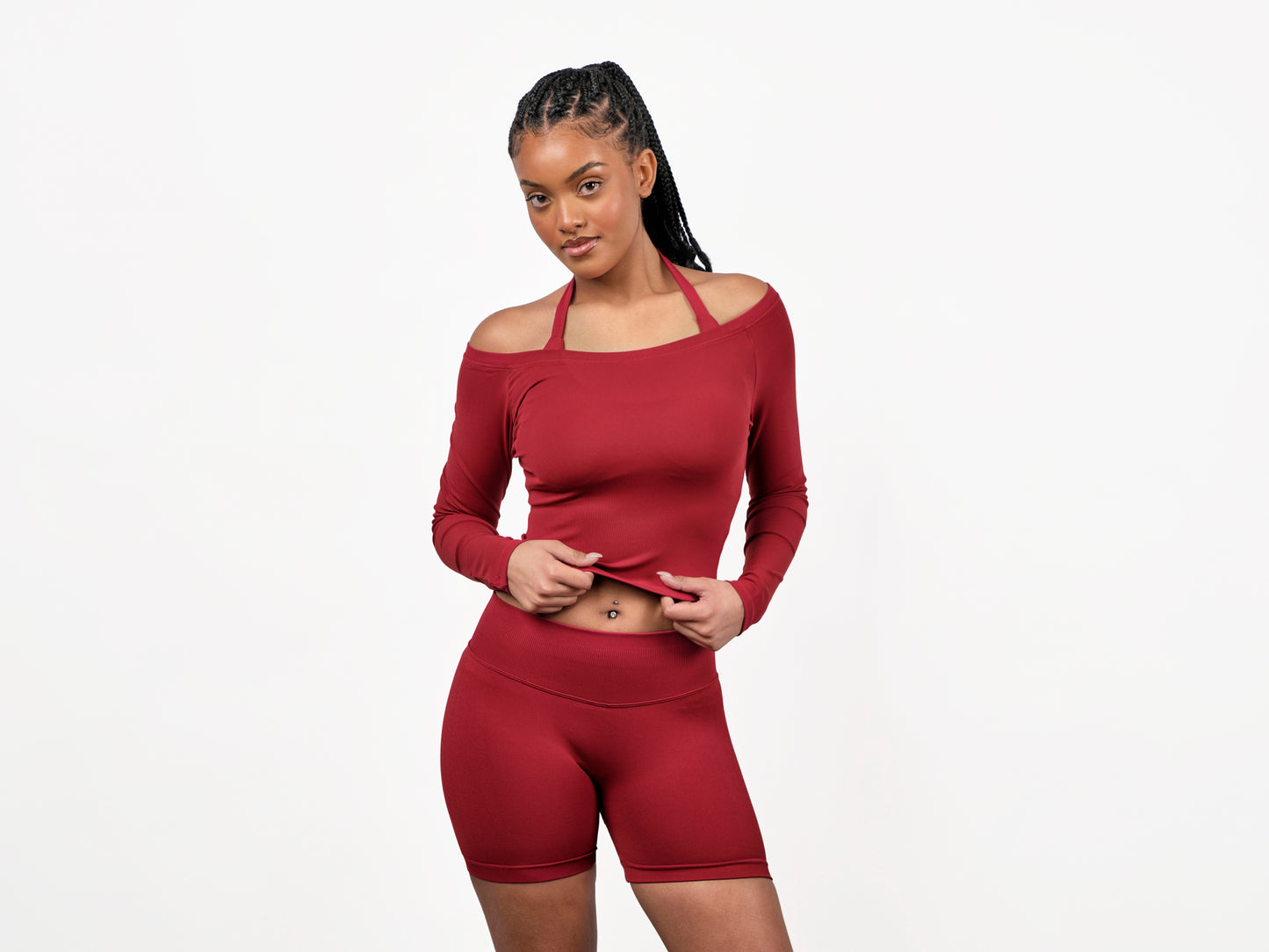 NOT JUST GYM OFF-SHOULDER TOP