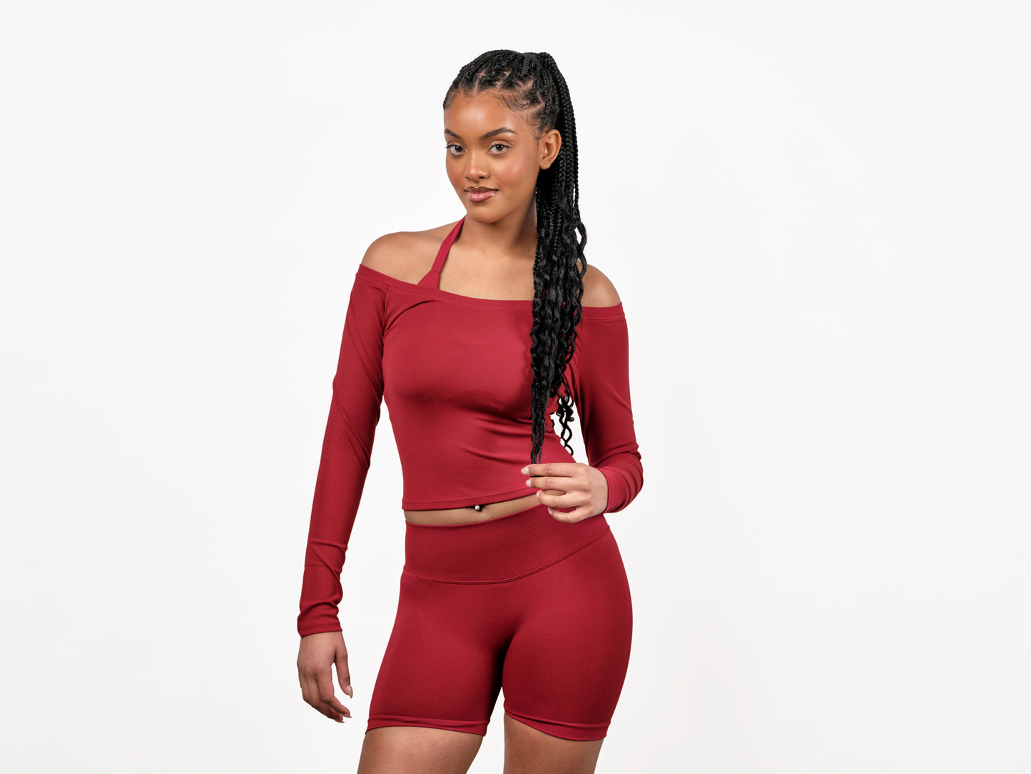 NOT JUST GYM OFF-SHOULDER TOP